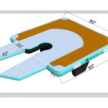Load image into Gallery viewer, Paradise Pad Hydrofoil Hangout Inflatable Docking Station