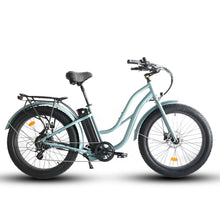 Load image into Gallery viewer, Coastal Cruiser - Fat Tire Step Thru 26x4 - 52v Beach Cruiser Electric Bike
