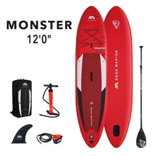 Load image into Gallery viewer, Aqua Marina BT-21MOP Monster 12'0" All-around Inflatable Stand Up Paddle Board