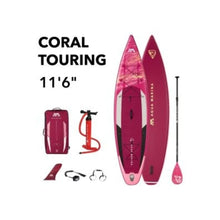 Load image into Gallery viewer, Aqua Marina BT-22CTP Coral 11'6" Touring Inflatable Stand Up Paddle Board