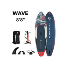 Load image into Gallery viewer, Aqua Marina BT-22WA 2022 Wave 8'8" Surf Inflatable Stand Up Paddle Board