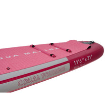 Load image into Gallery viewer, Aqua Marina BT-23CTPR Coral Touring (Raspberry) 11'6" Inflatable Stand Up Paddle Board