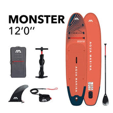 Load image into Gallery viewer, Aqua Marina BT-23MOP Monster 12'0" All-around Inflatable Stand Up Paddle Board