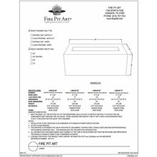 Load image into Gallery viewer, Fire Pit Art Linear 72" - LN72