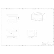 Load image into Gallery viewer, Fire Pit Art Linear 36" - LN36