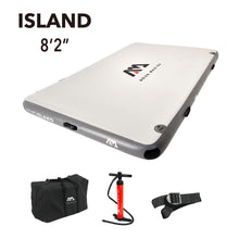 Load image into Gallery viewer, Aqua Marina, Air Platform - ISLAND 8'2" - Inflatable SUP Package, including Carry Bag, Paddle, Fin, Pump & Safety Harness - BT-I250