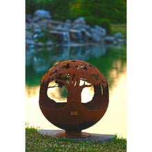 Load image into Gallery viewer, The Fire Pit Gallery Tree of Life Sphere Flat Steel Base - 7010009