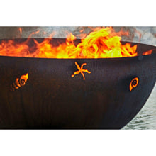 Load image into Gallery viewer, The Fire Pit Gallery A Walk on the Beach Firebowl with Sea Shells - 7010022