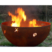Load image into Gallery viewer, The Fire Pit Gallery A Walk on the Beach Firebowl with Sea Shells - 7010022