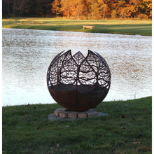 Load image into Gallery viewer, The Fire Pit Gallery Autumn Sunset Leaf Sphere - 7010028