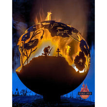 Load image into Gallery viewer, The Fire Pit Gallery Lest We Forget – Remembrance Day 37" Sphere - 7010040-37F