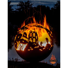 Load image into Gallery viewer, The Fire Pit Gallery Lest We Forget – Remembrance Day 37" Sphere - 7010040-37F