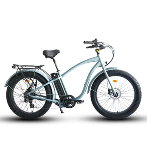 Coastal Cruiser - Fat Tire Step Over 26x4 - 52v Beach Cruiser Electric Bike