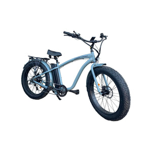 Coastal Cruiser - 750w Fat Tire Cruiser Step Over 26x4 Electric Bike