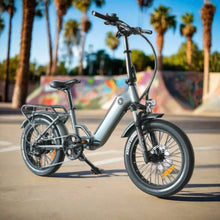Load image into Gallery viewer, Coastal Cruiser - 750w Folding Step Thru 20x3 Electric Bike
