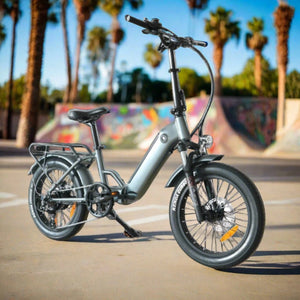 Coastal Cruiser - 750w Folding Step Thru 20x3 Electric Bike