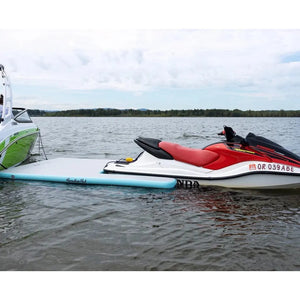 Paradise Pad Portable Inflatable jet ski dock & floating dock bar