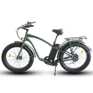 Coastal Cruiser - Fat Tire Step Over 26x4 - 52v Beach Cruiser Electric Bike