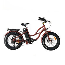 Load image into Gallery viewer, Coastal Cruiser - Step Thru Mini 20x4 - 52v Beach Cruiser Electric Bike