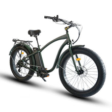 Load image into Gallery viewer, Fat Tire Step Over 26x4 - 52v Beach Cruiser Electric Bike