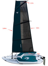 Load image into Gallery viewer, Nautiqua STARSAIL Inflatable 3 Chamber Sailing Dinghy/ Boat