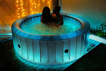 Load image into Gallery viewer, MSPA - STARRY, COMFORT SERIES, Inflatable Hot Tub &amp; Spa, 138 Air Bubble System, LED, One Piece Quick Setup, Round - 6 Persons