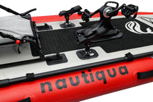 Load image into Gallery viewer, Nautiqua ARUBA Deluxe Paddleboard Fishing Pedal Kayak | Red