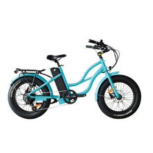 Load image into Gallery viewer, Coastal Cruiser - Step Thru Mini 20x4 - 52v Beach Cruiser Electric Bike