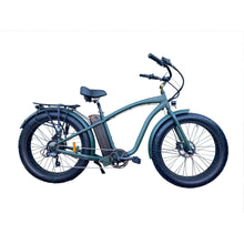 Load image into Gallery viewer, Coastal Cruiser - 750w Fat Tire Cruiser Step Over 26x4 Electric Bike