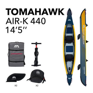 Aqua Marina AIR-K440 Tomahawk 14'5" Inflatable Canoe