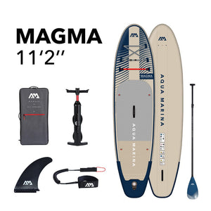 Aqua Marina BT-23MAP Magma 11'2" Advanced All-around Inflatable Stand Up Paddle Board