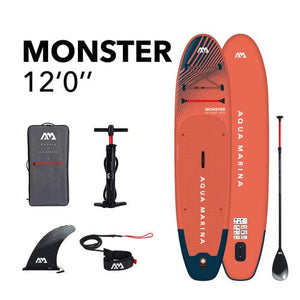 Aqua Marina BT-23MOP Monster 12'0" All-around Inflatable Stand Up Paddle Board