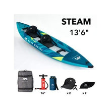 Load image into Gallery viewer, Aqua Marina ST-412-22 13&#39;6&quot; 2022 Steam-412 Versatile/whitewater 2-person Kayak