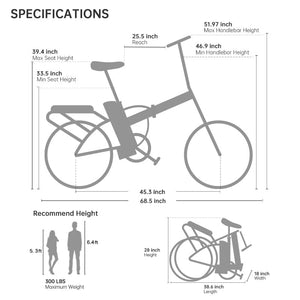 Rattan LF 750 PRO Foldable Ebike