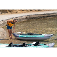Load image into Gallery viewer, Aqua Marina, 1 Person, RECREATIONAL KAYAK - LAXO 9&#39;4&quot; - Inflatable KAYAK Package, including Carry Bag, Paddle, Fin, Pump &amp; Safety Harness - LA-285