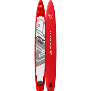 Aqua Marina SUP Board AIRSHIP RACE 22' - Inflatable Package w/ Carry Bag, Paddle, Fin, Pump & Safety Harness - BT-20AS