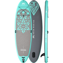 Load image into Gallery viewer, Aqua Marina Stand Up, Fitness Series, Yoga Paddle Board - DHYANA 11&#39;0&quot; - Inflatable SUP Package, w/ Carry Bag, Paddle, Fin, Pump &amp; Safety Harness - BT-21DHP