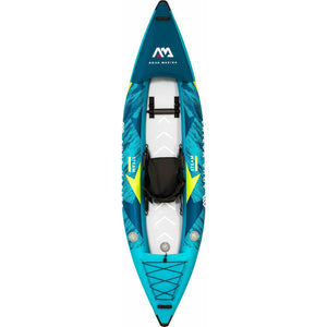 Aqua Marina, 1 Person, VERSATILE / WHITE WATER KAYAK - STEAM 10'3" - Inflatable KAYAK Package, w/ Carry Bag, Paddle, Fin, Pump & Safety Harness - ST-312