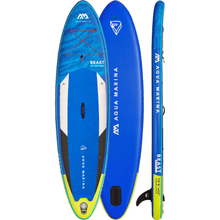 Load image into Gallery viewer, Aqua Marina Stand Up Paddle Board - BEAST 10&#39;6&quot; - Inflatable SUP Package, including Carry Bag, Paddle, Fin, Pump &amp; Safety Harness - BT-21BEP