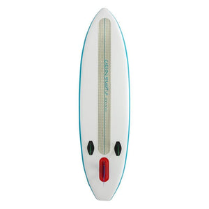 Hala 10'6" CARBON STRAIGHT UP INFLATABLE SUP KIT Teal/Yellow HB21-SU1