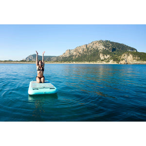 Aqua Marina Stand Up, Fitness Series, Yoga Paddle Board - PEACE 8'2" - Inflatable SUP Package, w/ Carry Bag, Paddle, Fin, Pump & Safety Harness - BT-20PC