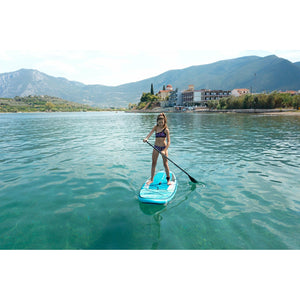 Aqua Marina Stand Up Paddle Board - VIBRANT 8'0" - Inflatable SUP Package, including Carry Bag, Paddle, Fin, Pump & Safety Harness - BT-22VIP