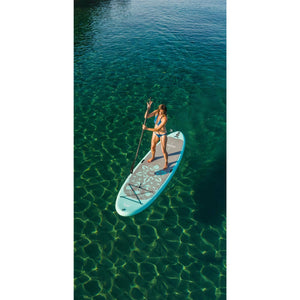 Aqua Marina Stand Up, Fitness Series, Yoga Paddle Board - DHYANA 11'0" - Inflatable SUP Package, w/ Carry Bag, Paddle, Fin, Pump & Safety Harness - BT-21DHP