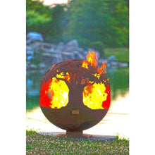 Load image into Gallery viewer, The Fire Pit Gallery Tree of Life Sphere Flat Steel Base - 7010009