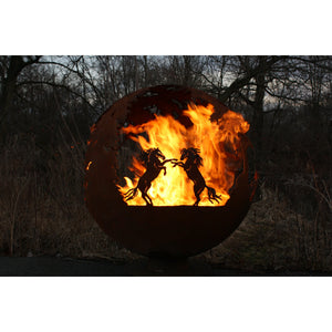 The Fire Pit Gallery Wildfire - Horse Themed Sphere - 7010020