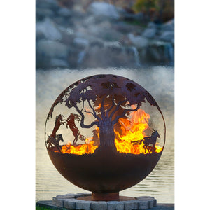 The Fire Pit Gallery Wildfire - Horse Themed Sphere - 7010020