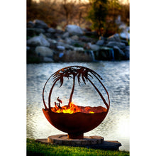 Load image into Gallery viewer, The Fire Pit Gallery Another Day in Paradise Palm Tree Sphere - 7010023