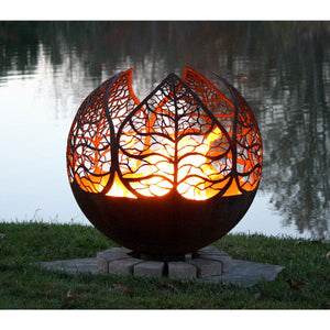 The Fire Pit Gallery Autumn Sunset Leaf Sphere - 7010028