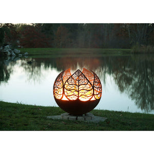 The Fire Pit Gallery Autumn Sunset Leaf Sphere - 7010028
