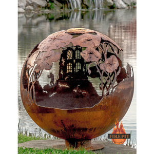The Fire Pit Gallery Lest We Forget – Remembrance Day 37" Sphere - 7010040-37F